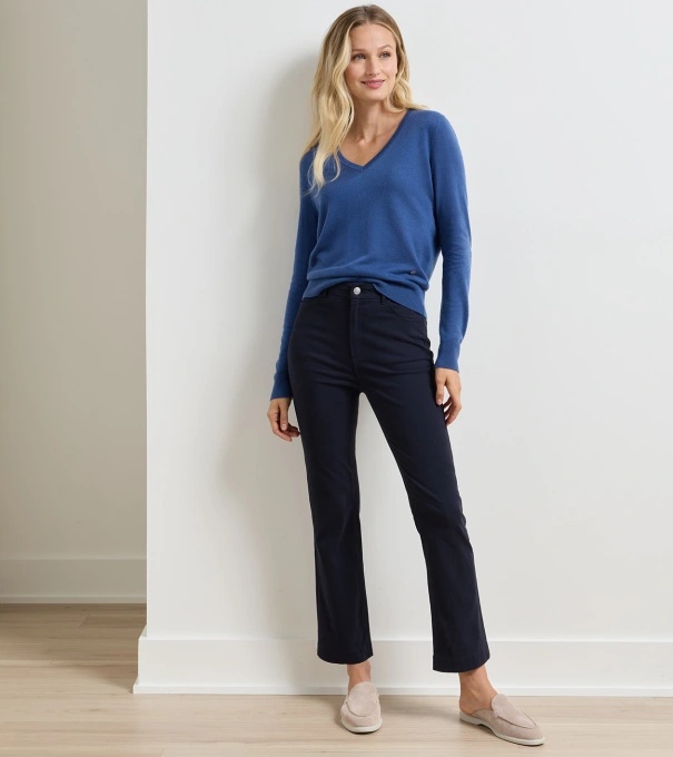 Karlie Kick Flare Pant in Navy
