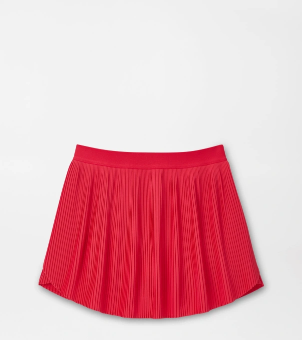 Mickey Micro Pleat Skort in CALABRIAN RED