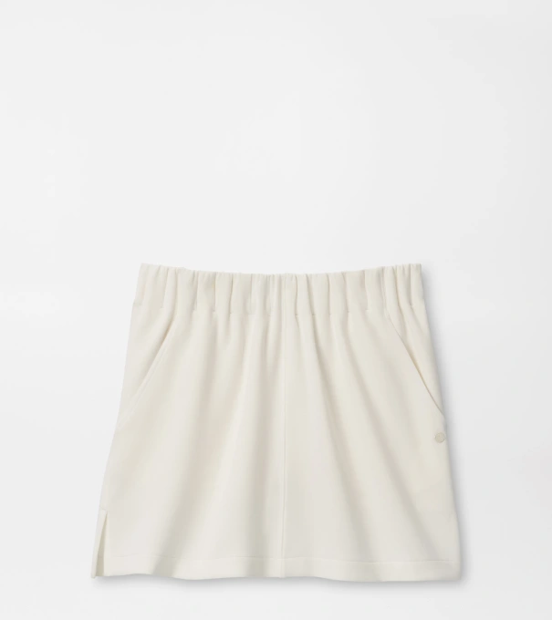 Flora Knit Skort in SOFT WHITE