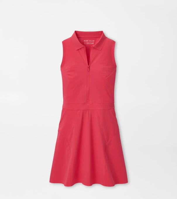 Bingham Sleeveless Sport Dress in CALABRIAN RED
