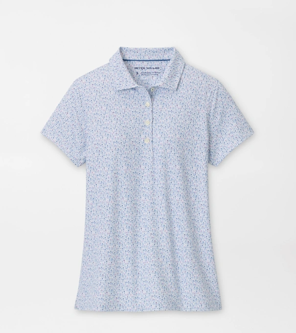 Fairway Frills Short Sleeve Jersey Polo in Multi