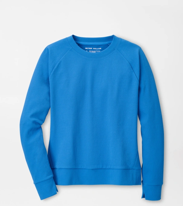 Lumi-Knit Lite Performance Crewneck in BLUE STARLING