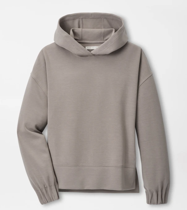 Flora Knit Hoodie in TERRACE FOG