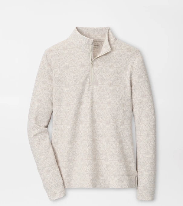 Shell Serenade Perth Performance Quarter-Zip in Ivory
