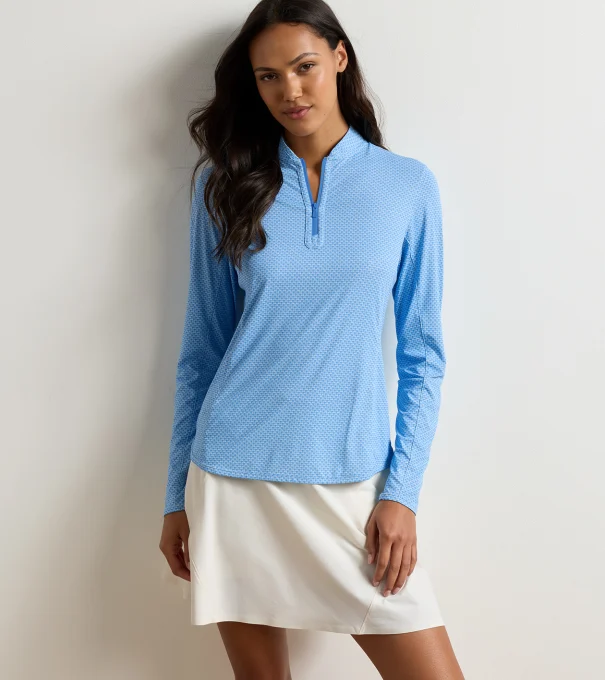 Shadebreak Maritime Valley Lightweight Sun Shirt in BLUE STARLING