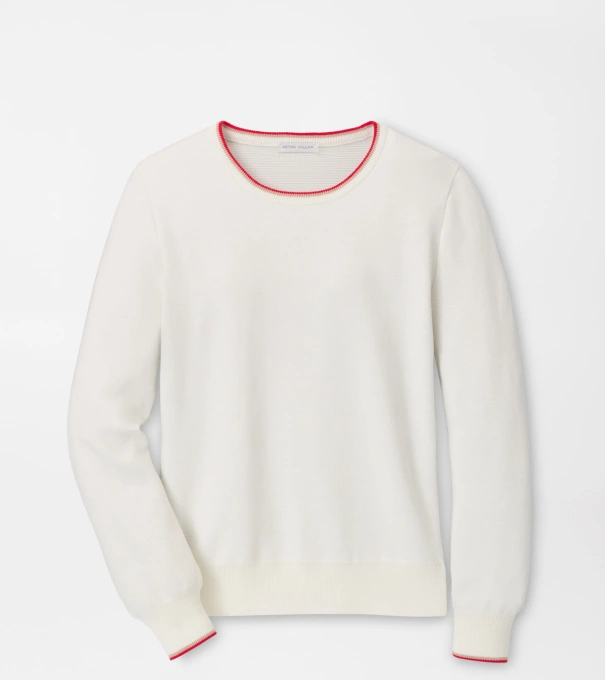 Coolspun Lite Cotton Crewneck in White