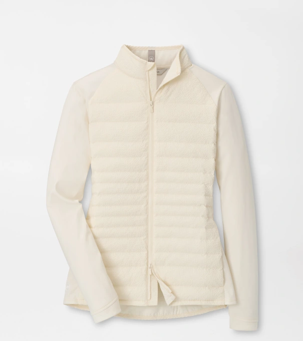 Merge Seersucker Hybrid Jacket in Ivory