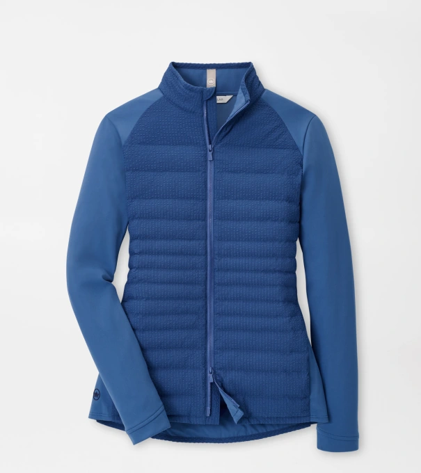 Merge Seersucker Hybrid Jacket in Windsor Blue