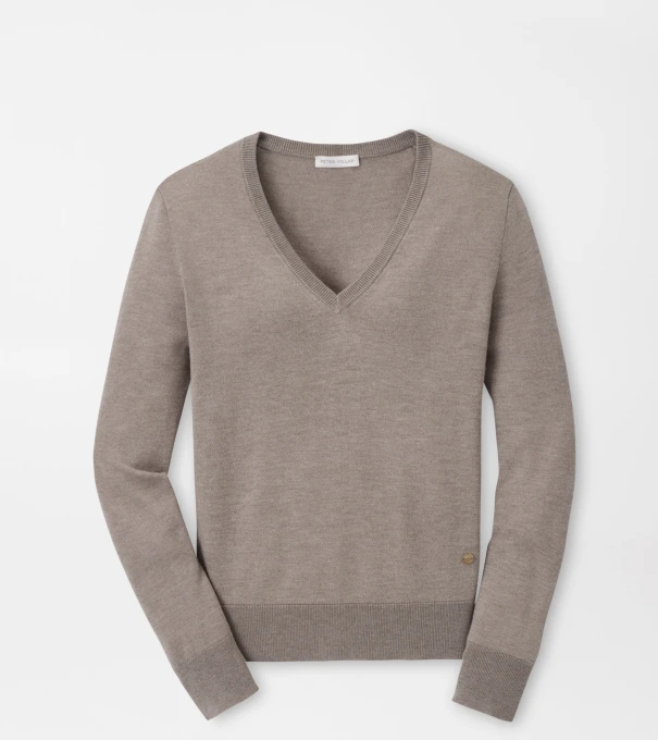 Mirage V-Neck Jumper in TERRACE FOG