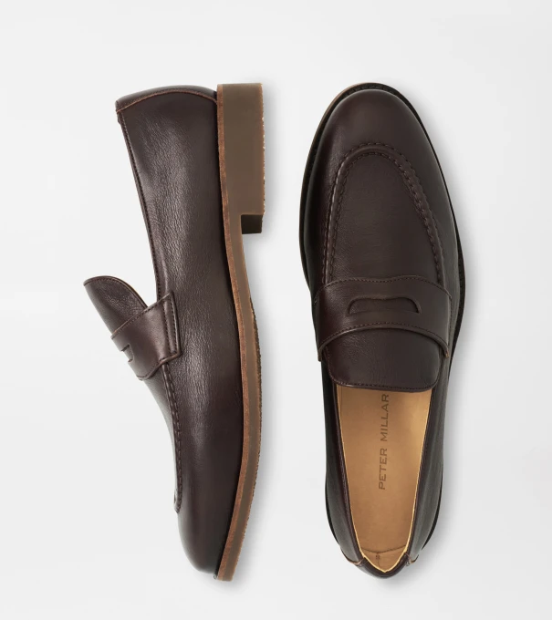Madison Penny Loafer in Chocolate