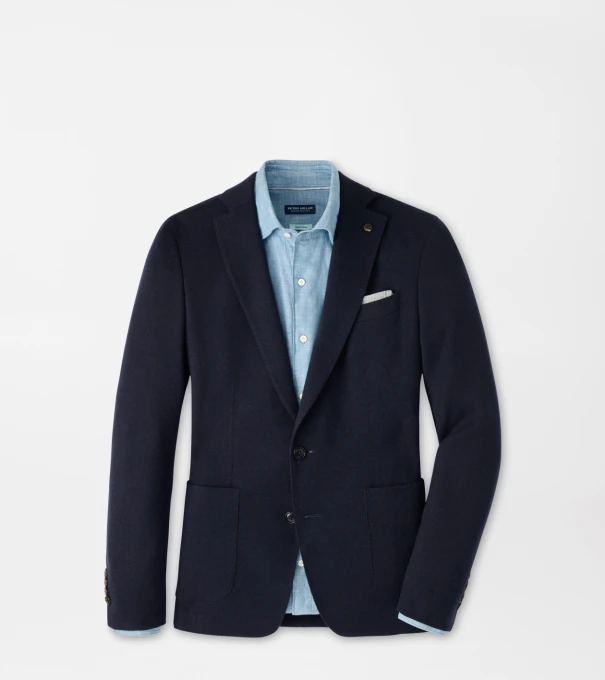 Gables Knit Blazer in Navy