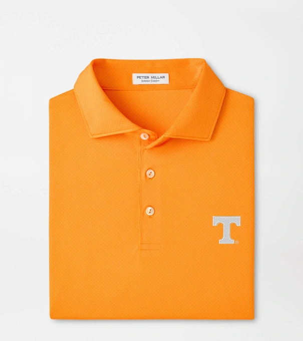 Tennessee Hugo Performance Jersey Polo in Orange1