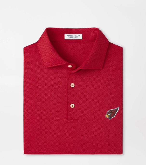 Arizona Cardinals Hugo Performance Jersey Polo in Crimson1