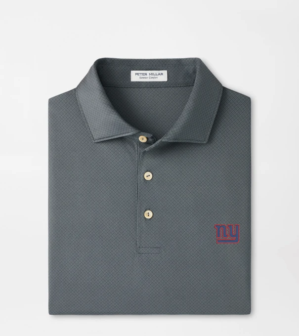 New York Giants Hugo Performance Jersey Polo in Iron