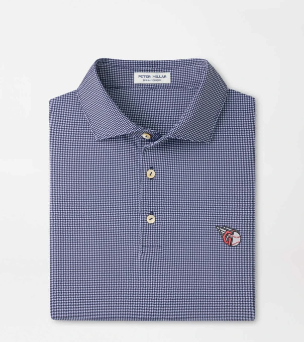 Cleveland Guardians Border Performance Jersey Polo in Navy