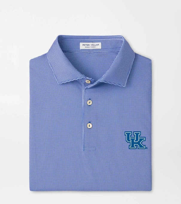 Kentucky Border Performance Jersey Polo in Blue3
