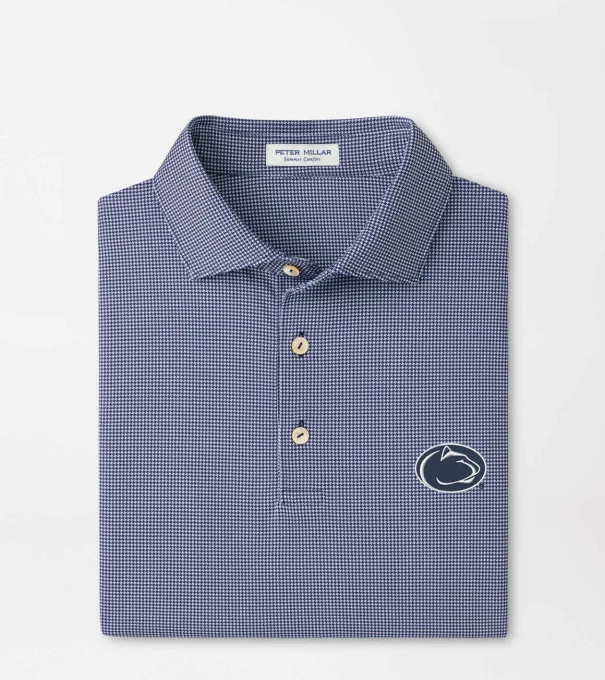 Penn State Border Performance Jersey Polo in Navy