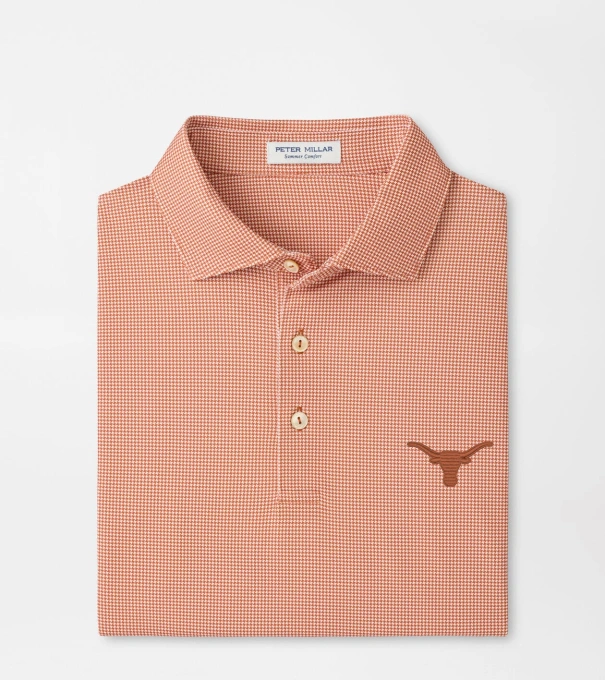 Texas Border Performance Jersey Polo in Rust1