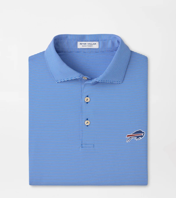 Buffalo Bills Jubilee Stripe Performance Polo in Blue3