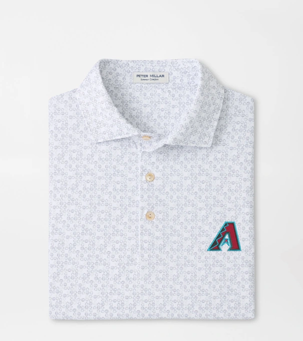 Arizona Diamondbacks Bases Loaded Performance Jersey Polo in White