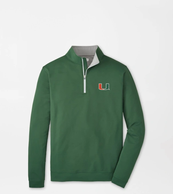 Miami Perth Performance Quarter-Zip in Green1