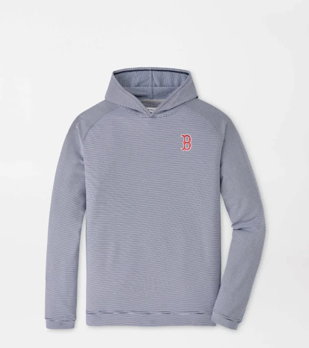 Boston Red Sox Pine Sugar Stripe Performance Hoodie in Navy