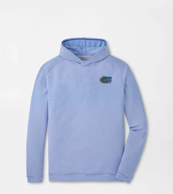 Florida Pine Sugar Stripe Performance Hoodie in Blue3
