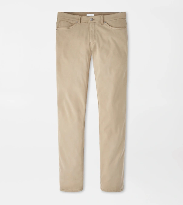 Signature Sateen Five-Pocket Pant in Grain
