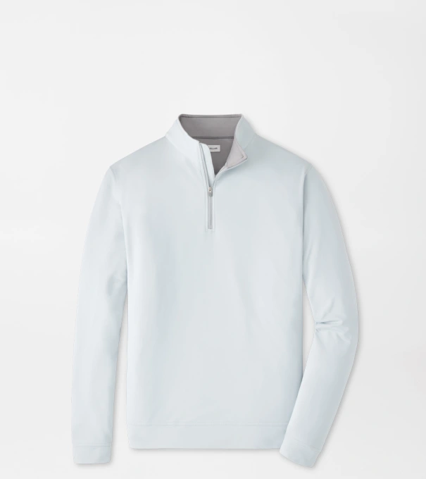 Perth Performance Quarter-Zip in British Grey