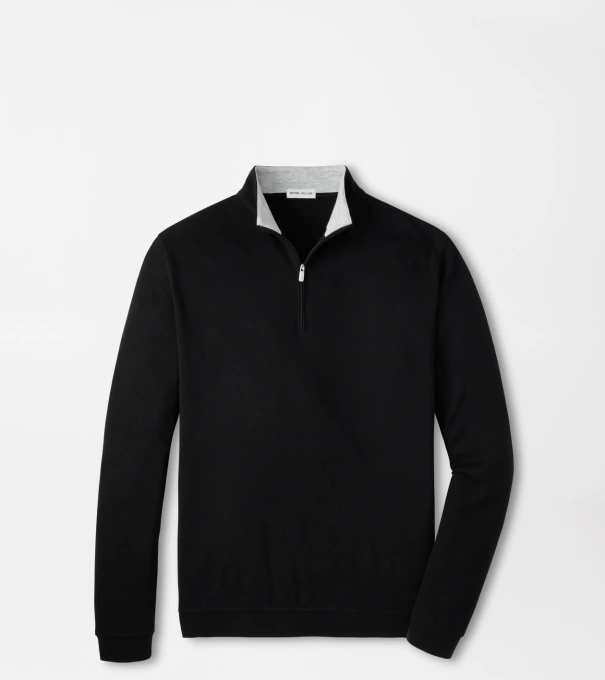 Crown Comfort Quarter-Zip Pullover in Black