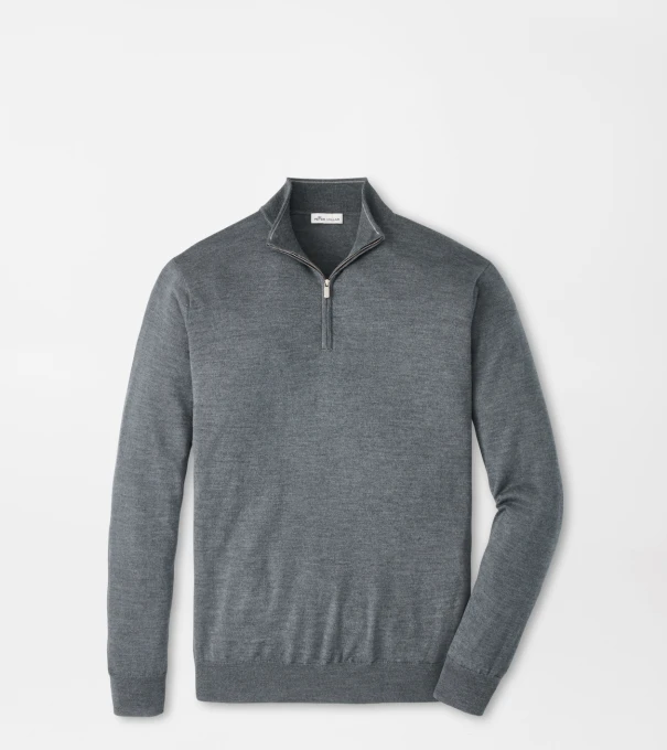 Autumn Crest Quarter-Zip in Charcoal