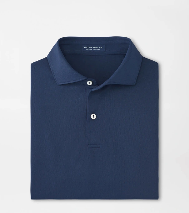 Soul Performance Mesh Polo in Navy