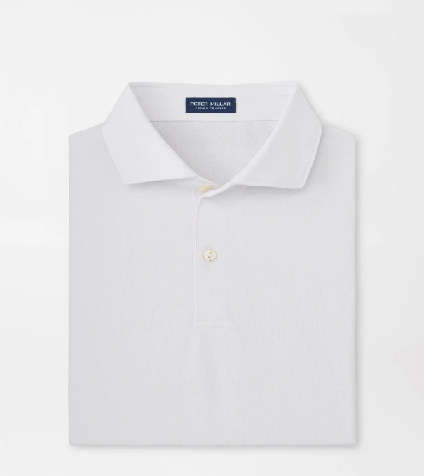 Soul Performance Mesh Polo in White