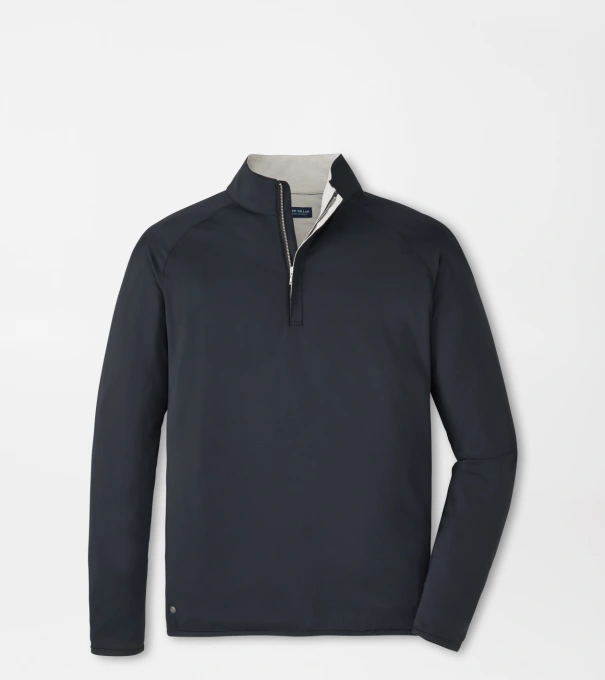 Stealth Performance Quarter-Zip in Black