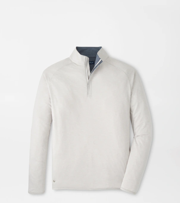 Stealth Performance Quarter-Zip in British Grey