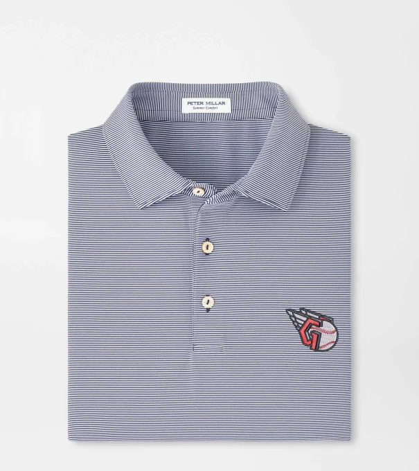 Cleveland Guardians Jubilee Performance Jersey Polo in Navy