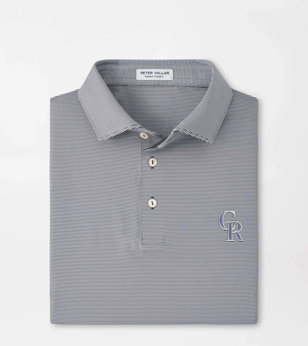 Colorado Rockies Jubilee Performance Jersey Polo in Iron