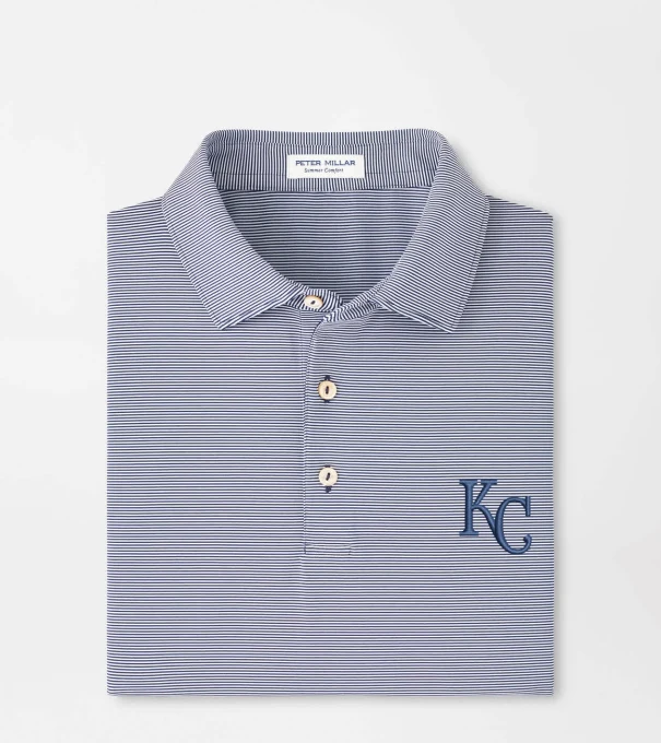 Kansas City Royals Jubilee Performance Jersey Polo in Navy
