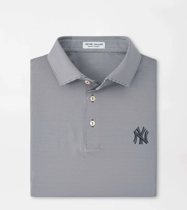 New York Yankees Jubilee Performance Jersey Polo in Iron