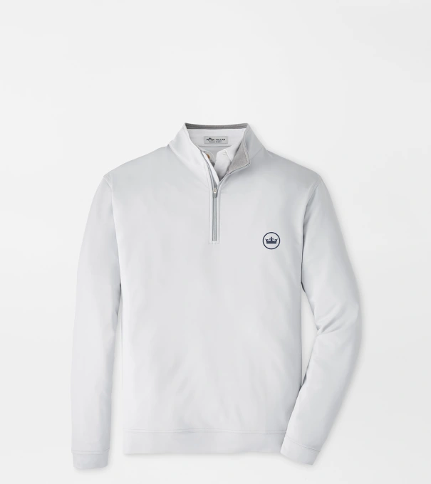 Crown Seal Perth Performance Quarter-Zip in British Grey