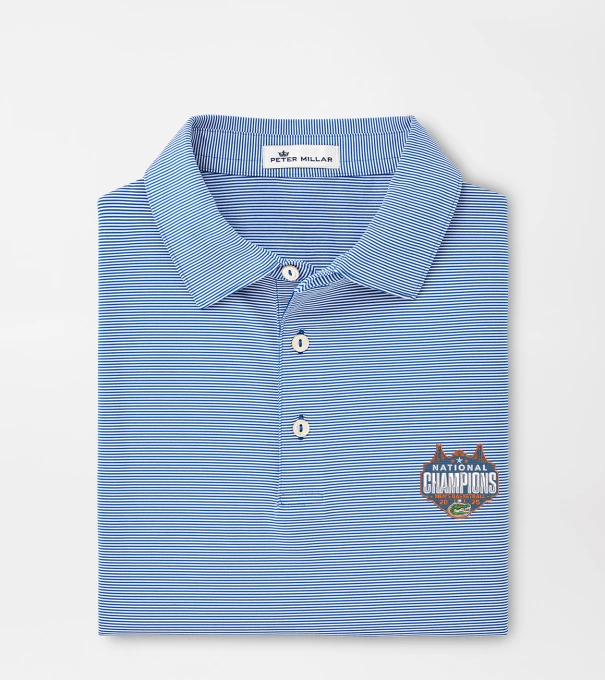 Florida National Champion Jubilee Performance Jersey Polo in Blue3