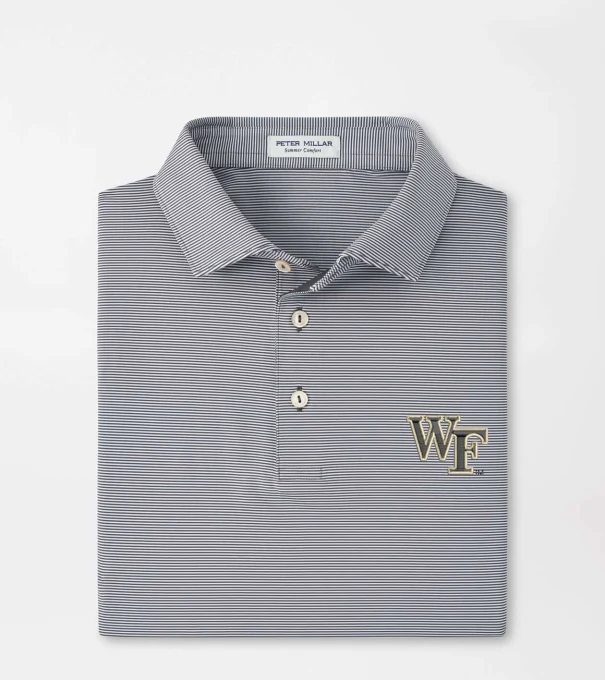 Wake Forest Jubilee Performance Jersey Polo in Iron