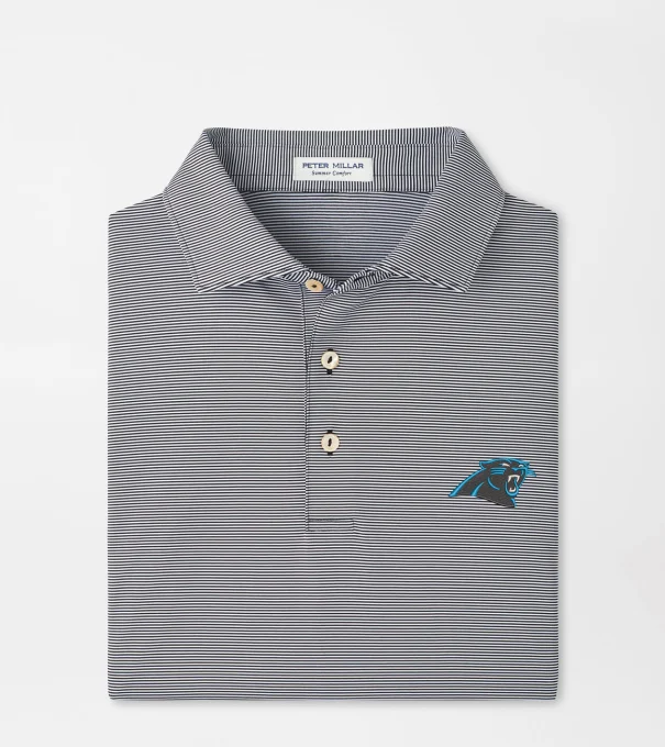 Carolina Panthers Jubilee Performance Jersey Polo in Black