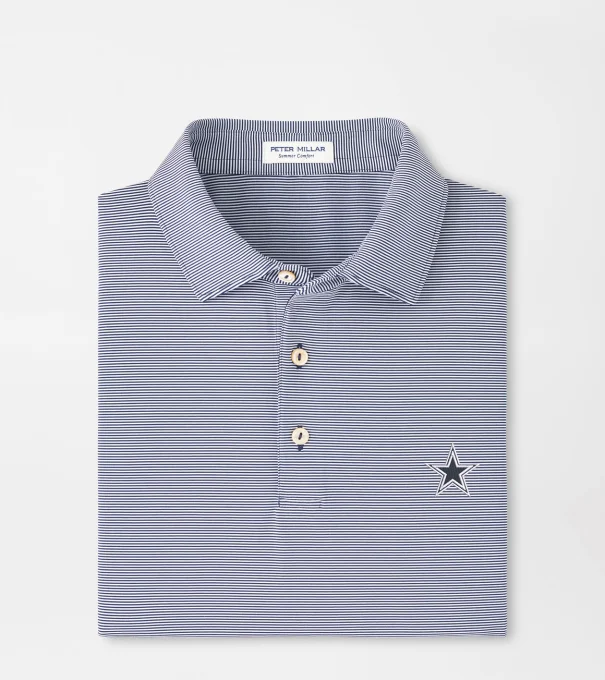Dallas Cowboys Jubilee Performance Jersey Polo in Navy
