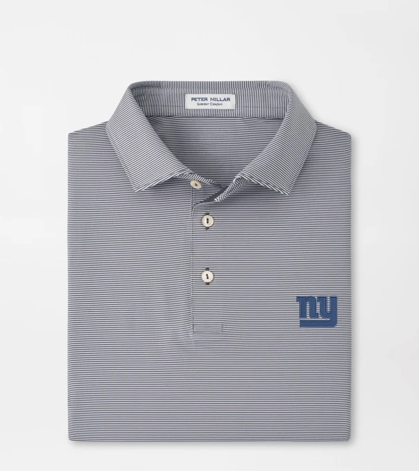 New York Giants Jubilee Performance Jersey Polo in Iron
