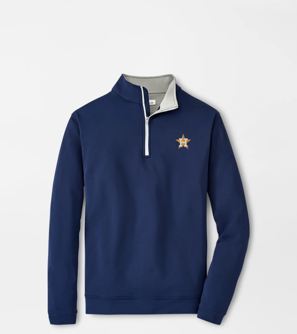 Houston Astros Perth Performance Quarter-Zip in Navy