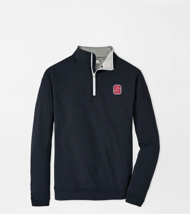 NC State Perth Performance Quarter-Zip in Black