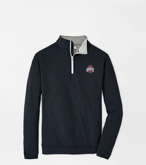 Ohio State Perth Performance Quarter-Zip in Black
