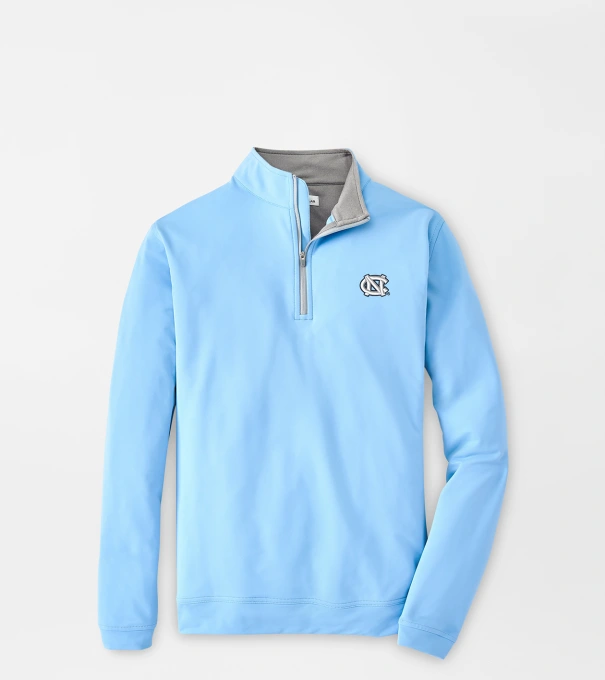 UNC Perth Performance Quarter-Zip in Cottage Blue