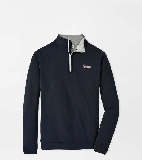 South Carolina Script Perth Performance Quarter-Zip in Black